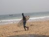 Busua surfing